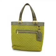 Louis Vuitton Vintage Pre-owned Tyg axelremsvskor Green, Dam