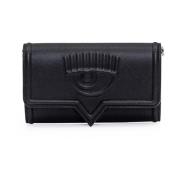 Chiara Ferragni Collection Wallets Cardholders Black, Dam