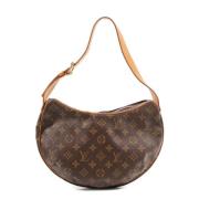 Louis Vuitton Vintage Pre-owned Canvas axelremsvskor Brown, Dam