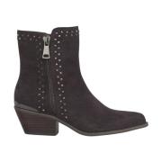 Alma EN Pena Studded ankelboots Brown, Dam