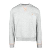 U.s. Polo Assn. Ljusgrå Sweatshirt för Män Gray, Herr