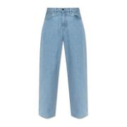 Carhartt Wip Jeans med logotyp Blue, Dam