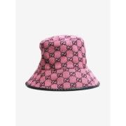 Gucci Vintage Pre-owned Bomull hattar-och-kepsar Pink, Dam