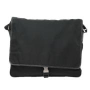 Prada Vintage Pre-owned Canvas prada-vskor Black, Dam