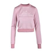 Diesel Rosa Sweatshirt för Kvinnor Pink, Dam