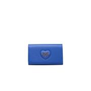 Love Moschino Crossbody-väskor med kedjestängning Blue, Dam