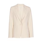 Marie Méro Ecru Blazer för mångsidig elegans Beige, Dam