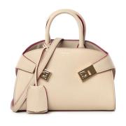 Salvatore Ferragamo Topphandtag Väskor för Kvinnor Beige, Dam