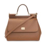 Dolce & Gabbana Sicilien axelväska Brown, Dam