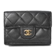 Chanel Vintage Pre-owned Laeder plnbcker Black, Dam