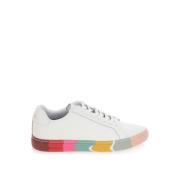 Paul Smith Swirl lädersneakers i vitt White, Dam