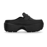 Crocs Svart Stomp Loafer Trendy Slip-on Design Black, Herr