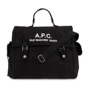 A.p.c. Axelväska Recuperation Black, Herr