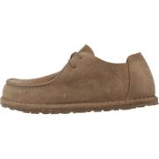 Birkenstock Klassiska Snörskor i Svart Brown, Dam