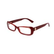 Alexander McQueen Burgundy Acetat Damer Bågar med Ur Red, Dam