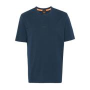 Boss Orange Blå T-shirts och Polos med Logotyp Blue, Herr