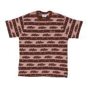 Obey Snap Tee Sepia Multi T-shirt Brown, Herr