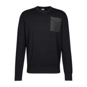 Karl Lagerfeld Punktstickad crewneck 655042-544305 Black, Herr