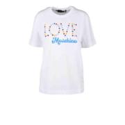 Love Moschino Tshirt White, Dam