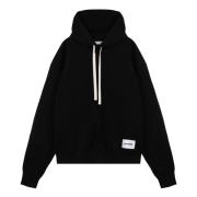 Jil Sander Hoodie med huva Black, Herr