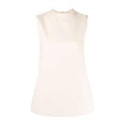 Jil Sander Rosa Bomullsblus TOP O 11 Pink, Dam