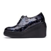 Wonders Zapato Blucher plataforma - Talla: 38,Color: Azul Blue, Dam