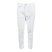 Dondup Bomulls Jeans White, Dam