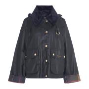 Barbour Svart Reighton Vaxjacka Black, Dam