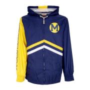 Mitchell & Ness Michigan Wolverines Windbreaker Jacka Blue, Herr