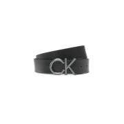 Calvin Klein Läder Herrbälte Vår/Sommar Kollektion Black, Herr