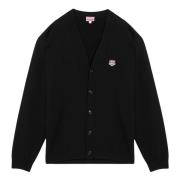 Kenzo Kort Cardigan Tröja Black, Herr