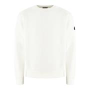 Peuterey Vit Sweater Heren Domak GR 2 White, Herr