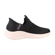 Skechers Stiliga Flex Sneakers för Kvinnor Black, Dam