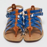 Christian Louboutin Pre-owned Pre-owned Tyg sandaler Blue, Dam