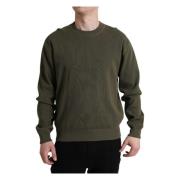 Dolce & Gabbana Round-neck Knitwear Green, Herr