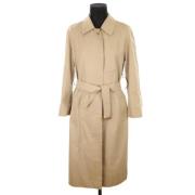 Burberry Vintage Pre-owned Polyester ytterklder Beige, Dam