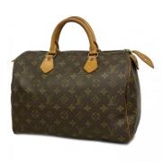 Louis Vuitton Vintage Pre-owned Tyg handvskor Brown, Dam