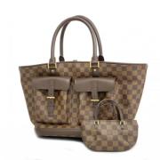 Louis Vuitton Vintage Pre-owned Tyg handvskor Brown, Dam