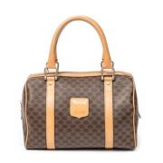 Celine Vintage Pre-owned Canvas handvskor Brown, Dam