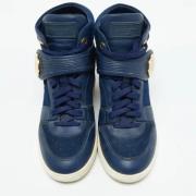 Louis Vuitton Vintage Pre-owned Laeder sneakers Blue, Dam