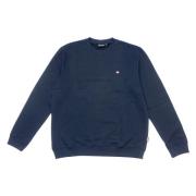 Napapijri Blå Crewneck Sweatshirt Blue, Herr