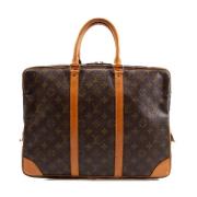 Louis Vuitton Vintage Pre-owned Canvas louis-vuitton-vskor Brown, Dam