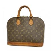 Louis Vuitton Vintage Pre-owned Tyg handvskor Brown, Dam