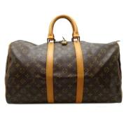 Louis Vuitton Vintage Pre-owned Tyg louis-vuitton-vskor Brown, Dam