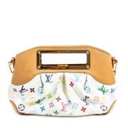 Louis Vuitton Vintage Pre-owned Canvas handvskor White, Dam