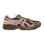 Asics Brun Mesh Low-Top Sneakers med GEL Teknologi Multicolor, Herr