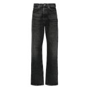 Agolde Klassiska Denim Jeans Black, Dam