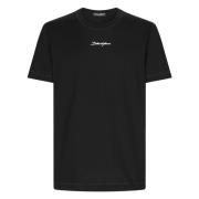 Dolce & Gabbana Svart T-shirt med stil N0000 Black, Herr