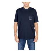 Armani Exchange Herr T-shirt och Polo Kollektion Blue, Herr