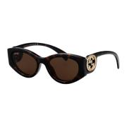 Gucci Stiliga solglasögon Gg1691S Brown, Dam